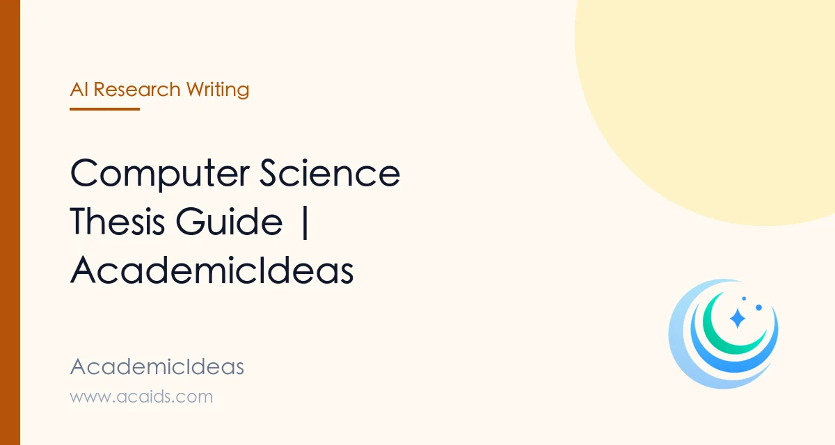 Computer Science Thesis Guide | AcademicIdeas